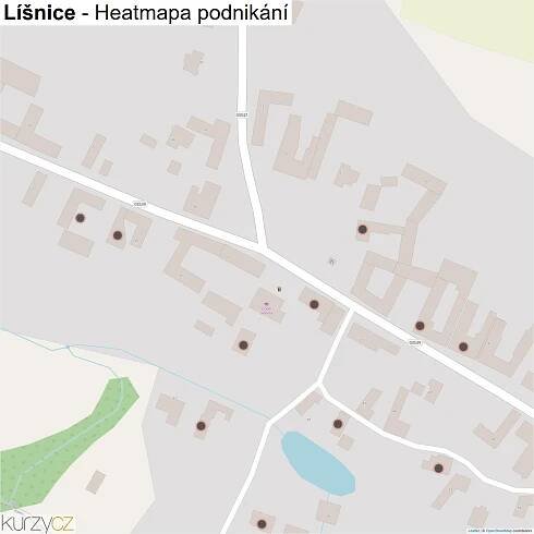 Líšnice - mapy | Kurzy.cz