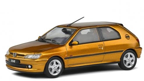 Peugeot 306 S16 (1994) Gold Metallic - SOLIDO 1:43