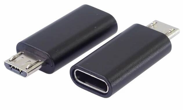 Redukce USB-C konektor female - USB 2.0 Micro-B/male