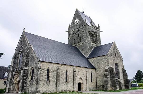 The Church of Sainte-Mère-Eglise