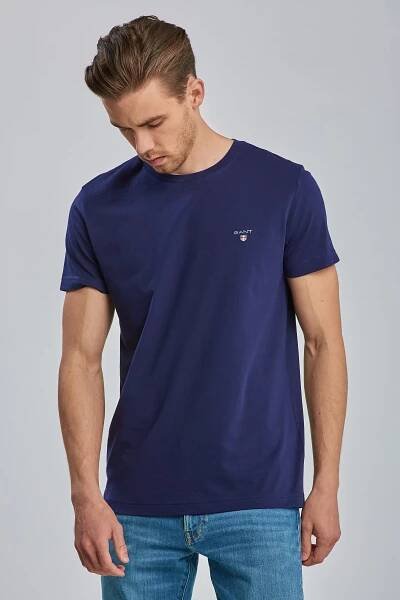 TRIČKO GANT ORIGINAL SLIM T-SHIRT EVENING BLUE