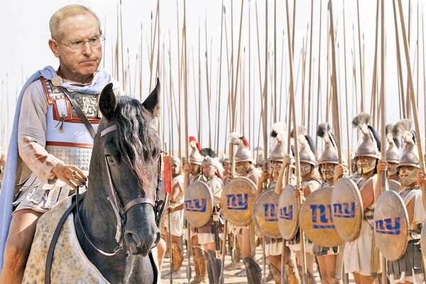 Tom Coughlin is making like Alexander the Great with his new rallying cry for the Giants: "Burn the boats!"