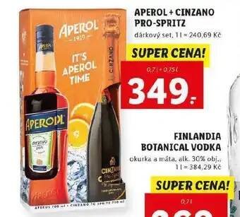 Lidl Aperol + cinzano pro-spritz nabídka