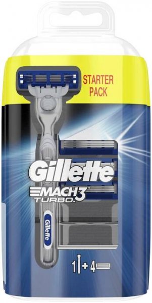 GILLETTE Mach3 Turbo strojek + 3 NH 199 Kč