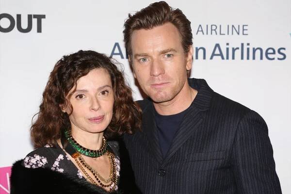 Eve Mavrakis and Ewan McGregor