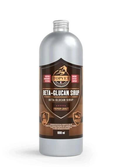 Beta-glucan sirup pro koně TOPVET 1l