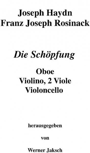 Die Schöpfung, Hob.XXI:2 (Haydn, Joseph) – IMSLP