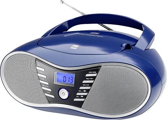 Dual P 60 BT CD-rádio FM AUX, Bluetooth, USB modrá