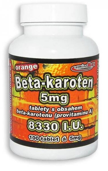 BETAKAROTEN - prekurzor vitamínu A