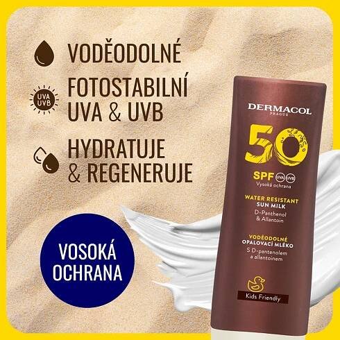 Dermacol Sun Water Resistant voděodolné mléko na opalování SPF 50