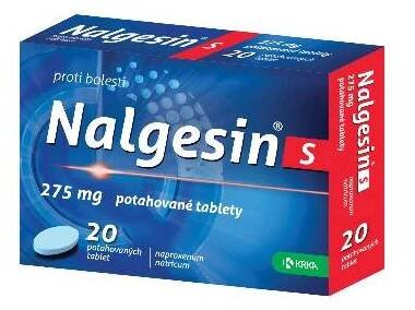NALGESIN S - Příbalový leták, vedlejší účinky, dávkování