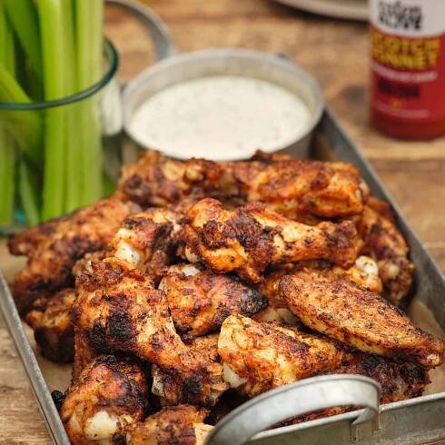 Tom Kerridge’s spicy buffalo wings are the ultimate barbecue recipe