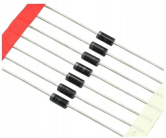 DIODA 1N4007 1A 1000V DO41 USMĚRŇOVACÍ X 20