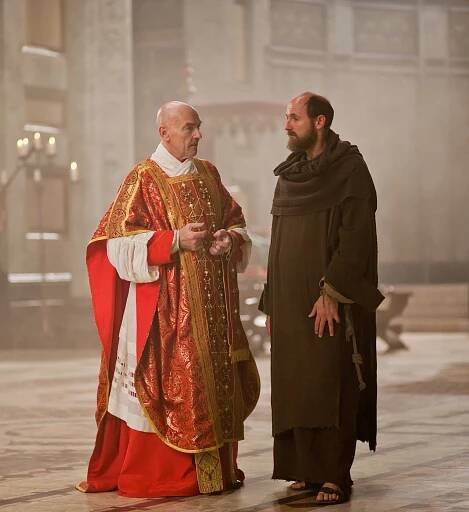 Borgiové - Kouzelný klam - Z natáčení - Bosco Hogan, Colm Feore