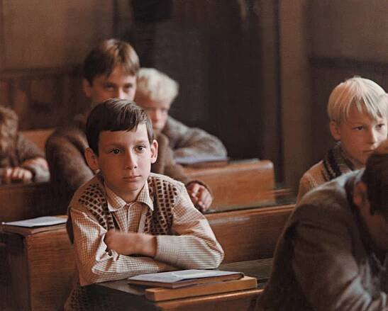 FOTO: Václav Jakoubek a Radoslav Budáč ve filmu Obecná škola. – stránka 5