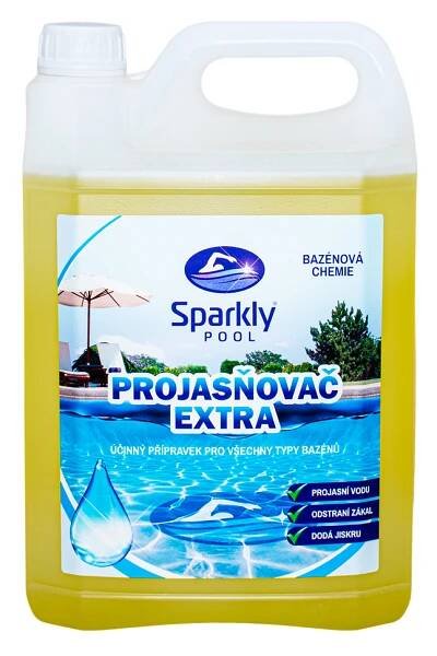 Projasňovač EXTRA do bazénu 5 l (7 kg) Sparkly POOL