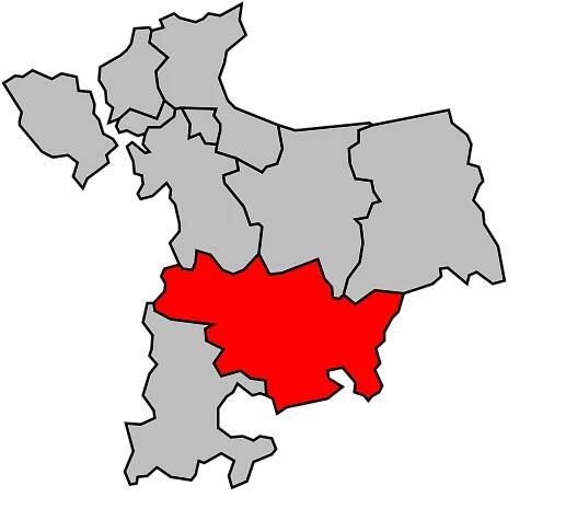 Kanton na mapě arrondissementu Saint-Malo
