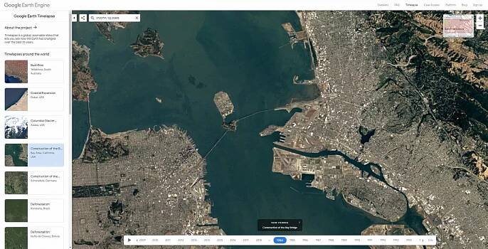 Úchvatný Google Earth Timelapse ukáže, jak se Země měnila od roku 1984