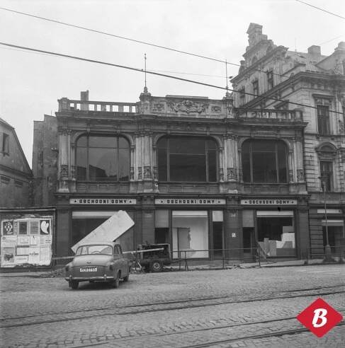 Starý obchodní dům Ještěd 1978 ( archiv Boveraclubu)