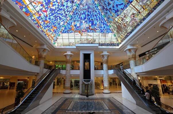 Wafi Mall in Dubai - Main atrium