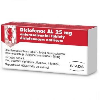 Diclofenac AL 25mg 20 tablet