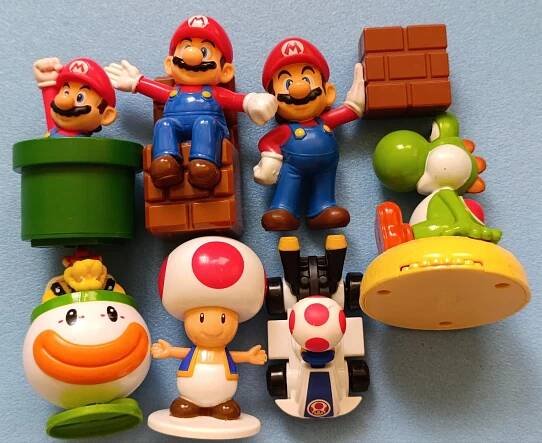 Mario McDonald's figurky 7ks