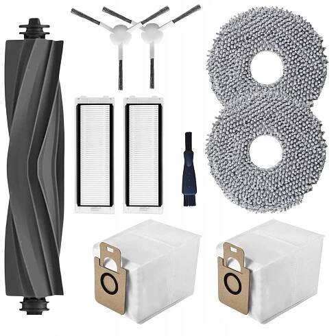 SET SÁČKŮ MOPY KARTÁČE pro XIAOMI MI Robot X10+ X20+ S10 DREAME L10 L10S