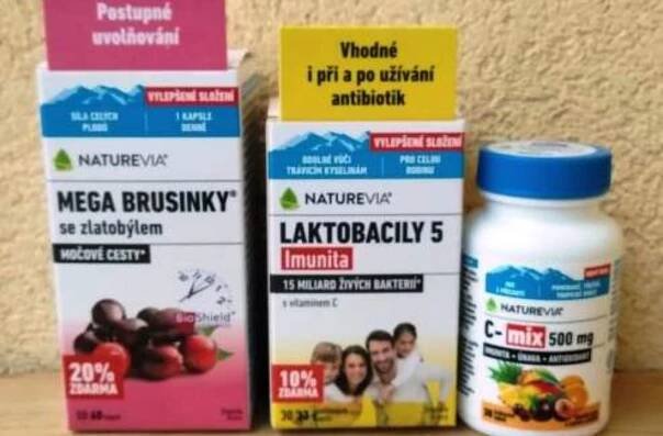 Vitamíny a doplňky stravy Naturevia – darujte pod stromeček zdraví sobě i svým blízkým.