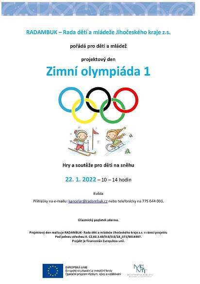 Projektové dny Zimní olympiáda | Radambuk - Jihočeská rada dětí a mládeže