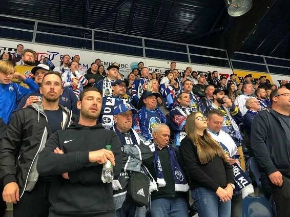 Na duel Kladna s Českými Budějovicemi přišly do Chomutova téměř tři tisíce fanoušků.