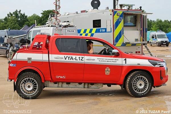 HZS PHA - Sokolská - VYA - Toyota Hilux - TECHNIKAIZS.cz