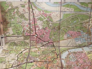 Historická mapa Prahy  - Staré mapy a veduty