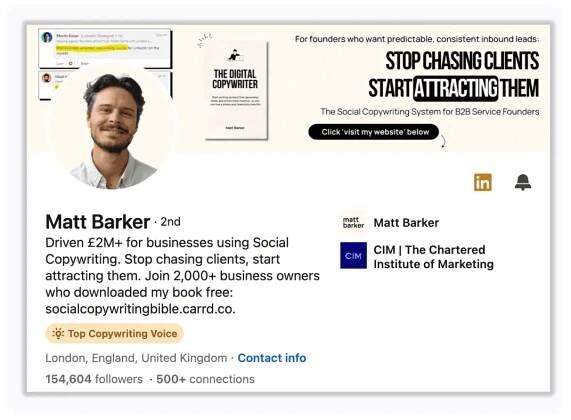 How to Write Like Matt Barker