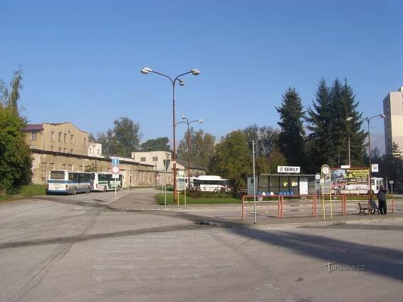Semily - autobusové nádraží - Autobusová zastávka