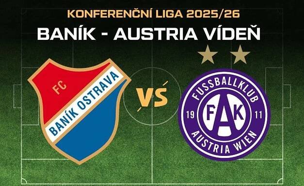 Baník - Austria Vídeň |7.8.| Sledujte 3. předkolo Konferenční ligy v TV, bilance, kurzy, sestavy a další 1