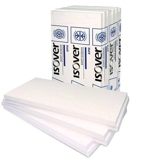 Izolační desky z expandovaného polystyrenu Isover EPS Perimetr s minimální nasákavostí jsou vhodné pro konstrukce v přímém styku s vlhkostí a vysokým zatížením, například základových desek a podobně. Standardně jsou nabízeny s polodrážkou. Maximální hloubka použití pod terénem je 4,5 m. FOTO ISOVER