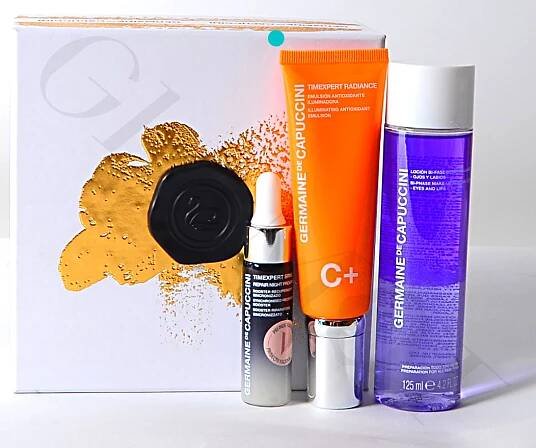 Germaine de Capuccini Timexpert Radiance C+ Emulze Trio Set dárkový set péče o pleť s rozjasňující emulzí | glamot.cz