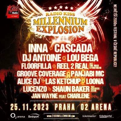 2 vstupenky na Millennium explosion - Zábava