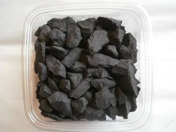ŠUNGIT - C60 - FULLERENY - 1000gr. sáček - 1kg -KARELIE RUSKO (SU 26) - Minerály a zkameněliny