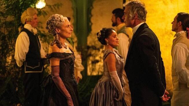 Amelia Bullmore and Greg Wise, The Buccaneers