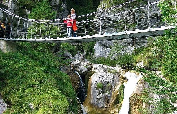 seit Mai in Kärnten geöffnet - Tscheppaschlucht Ferlach - auf Teufelsbrücke