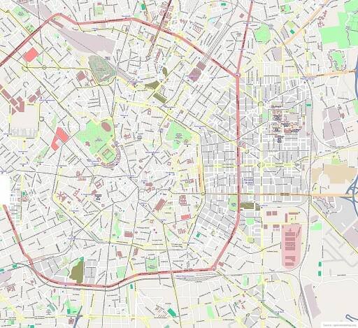 city map milan