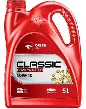Orlen Classic Semisynthetic 10W-40 SL - 5 L motorový olej