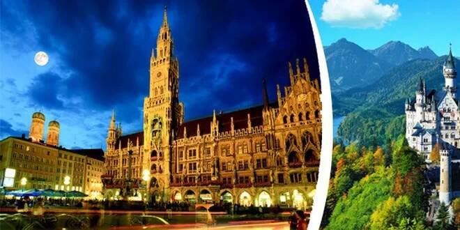 Pohádkový Neuschwanstein a adventní Mnichov