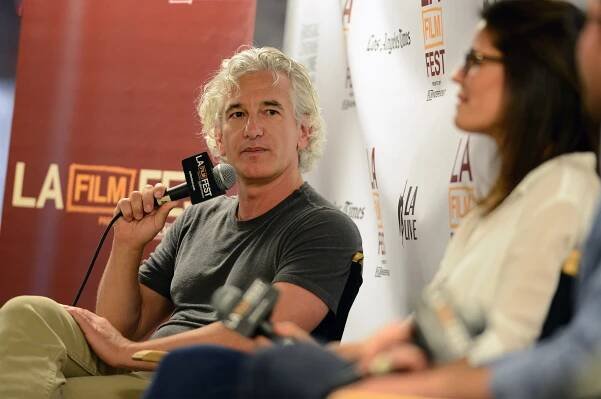LOS ANGELES, CA - JUNE 15:  Screenwriter Ed Solomon speaks onstage at Coffee Talks: Screenwriters during the 2014 Los Angeles Film Festival at Luxe City Center Hotel on June 15, 2014 in Los Angeles, California.  (Photo by Araya Doheny/WireImage)
