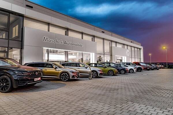 Zu sehen ist das Autohaus Maschek Automobile