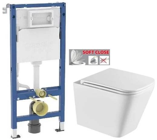 GEBERIT DuofixBasic bez tlačítka + WC INVENA FLORINA WITH SOFT, včetně soft/close sedátka (458.103.00.2 X FL1)