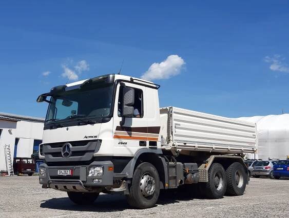 mercees benz actros 2646 6x4 sklápěč s3 schwarzmüller sklápěč na obilí