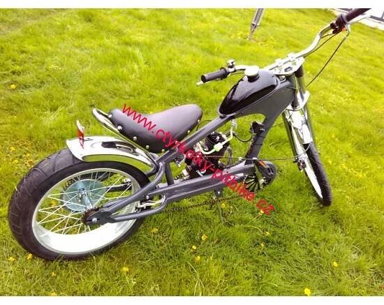 Moto kolo - motorové kolo Chopper 80cc black