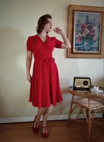 Šaty Nancy – Rudé